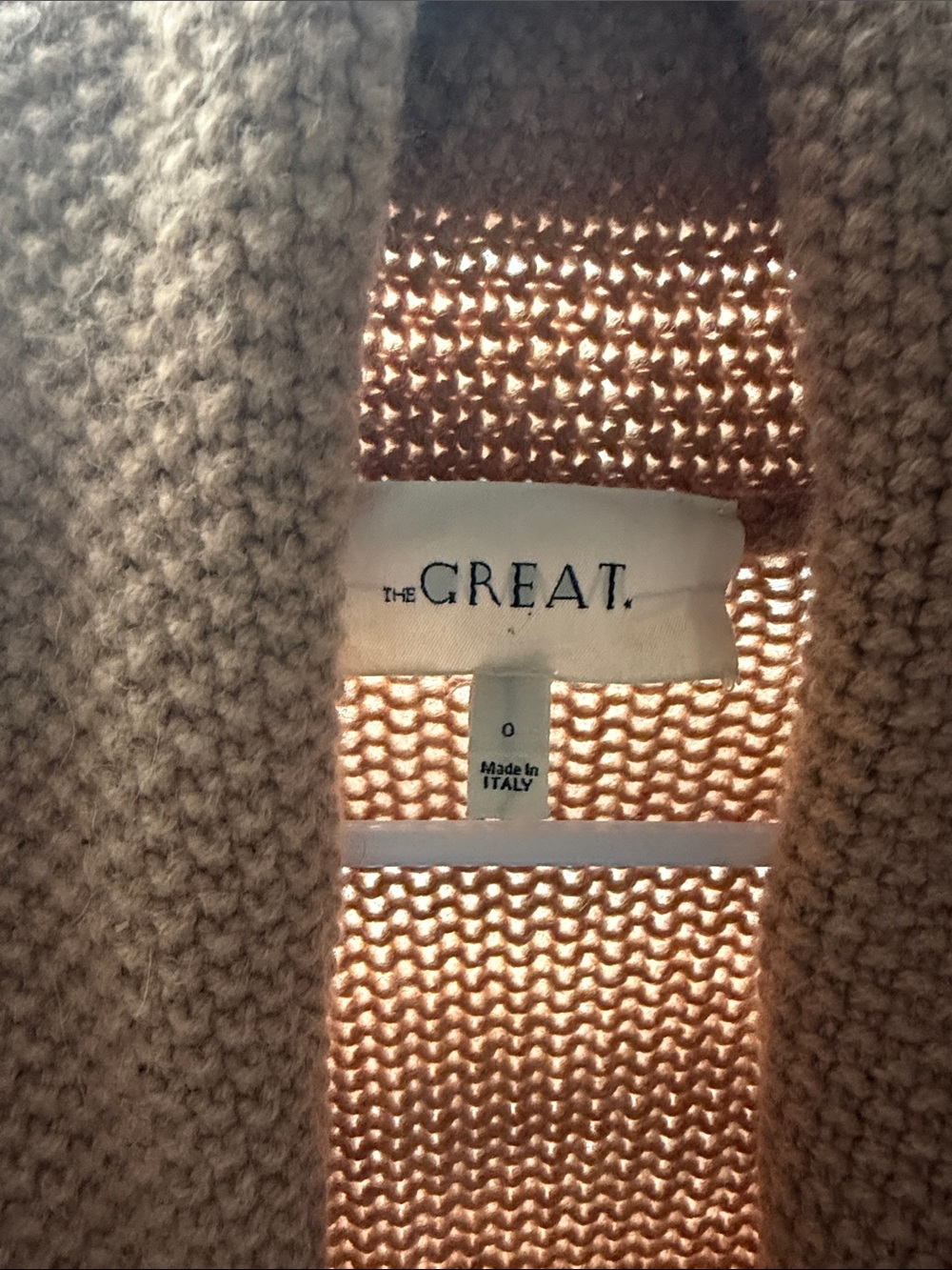 THE GREAT. Cowboy lodge Chunky Knit Cardigan - Picture 2 of 3